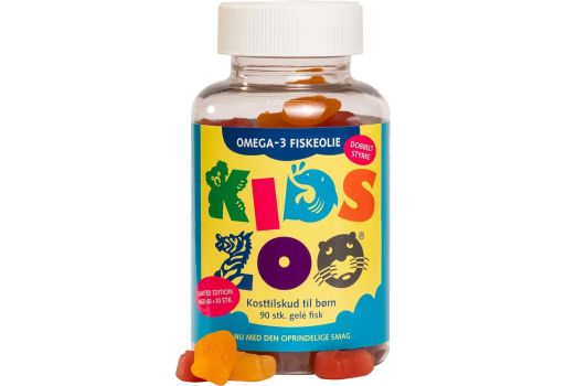 Kids Zoo Omega 3 Fiskolja Geledjur  Limited Edition