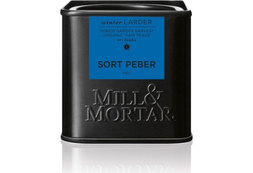 Mill & Mortar Sort Pepper Hel Ø