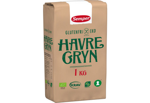 Semper Havregryn Glutenfri Økologisk  Fin