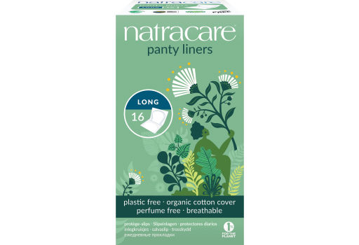 Natracare Truseinnlegg, Panty Liner Long (Enkeltvis Innpakket)