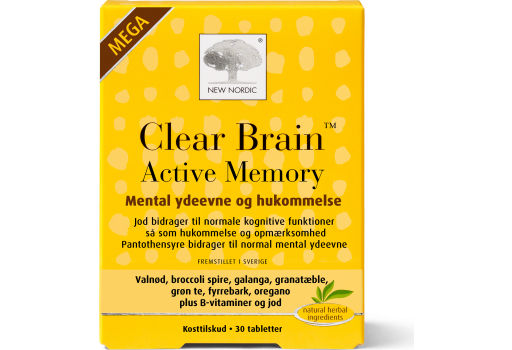 New Nordic Clear Brain Active Memory Mega