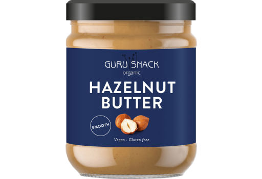 Guru Snack Hasselnøddesmør Smooth Økologisk