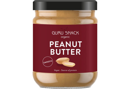 Guru Snack Peanutbutter Smooth Økologisk