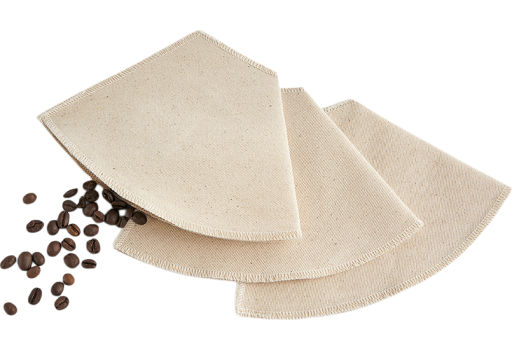 Cocoon Genanvendeligt Kaffefilter, Ø Bomuld 3 Stk. Str 4