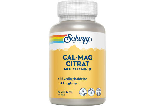 Solaray Cal-Mag Citrat m. D-vitamin