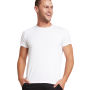Boody Bambus T-shirt Crewneck Menn Hvit
