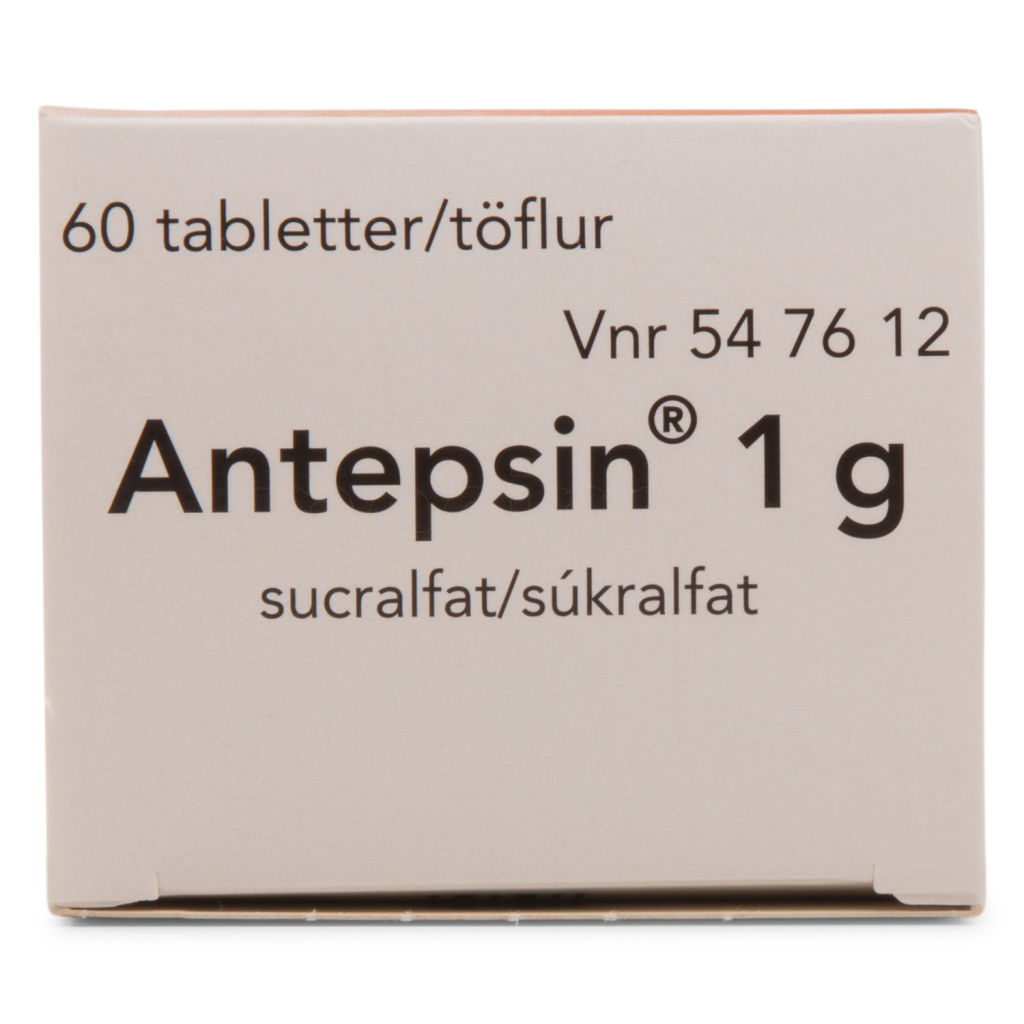 Køb Antepsin 1 Gram 60 Tabletter - Mecindo