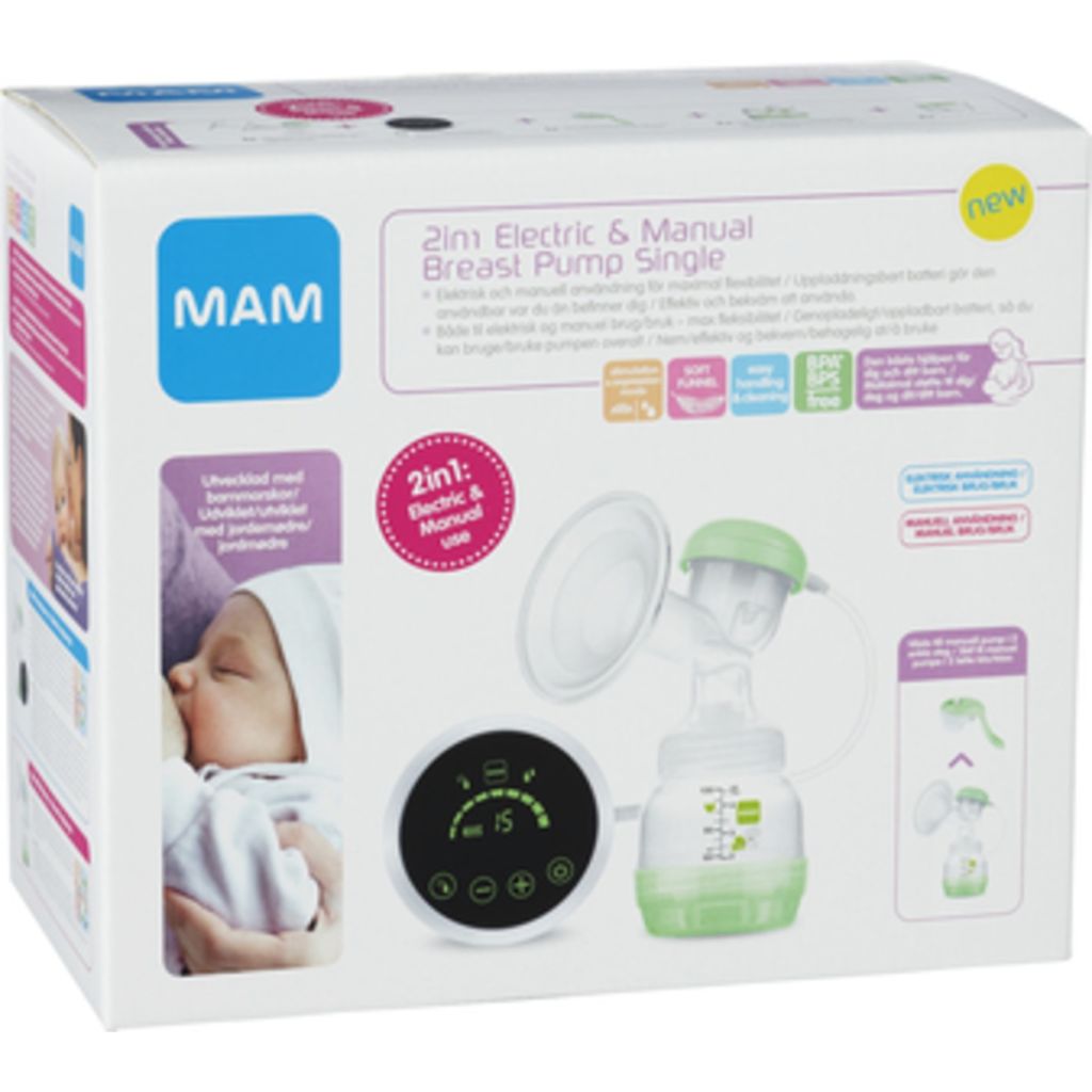 Mam 2 In 1 Electric Manual Breast Pump Kun 1 702 00 Kr Mecindo No