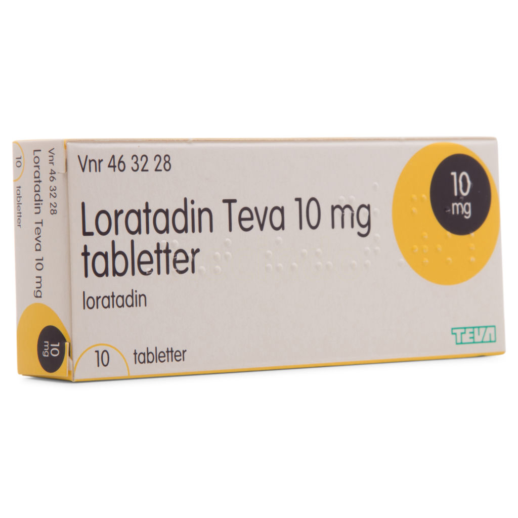 Loratadin Teva 10 Mg 10 Tabletter Kun 34 95 Kr Mecindo Dk