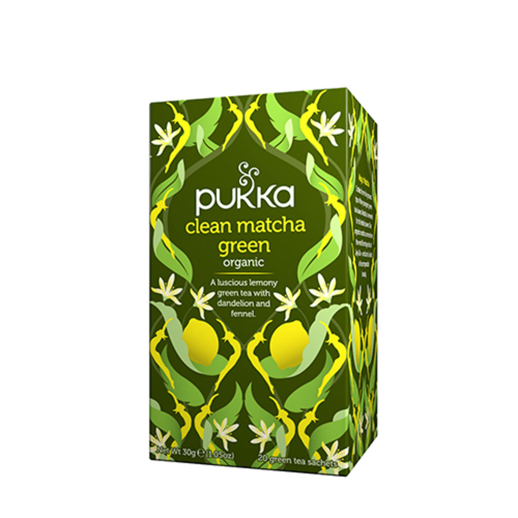 Pukka Clean Matcha Green Tea 20 Breve kun 39,95 kr mecindo.dk
