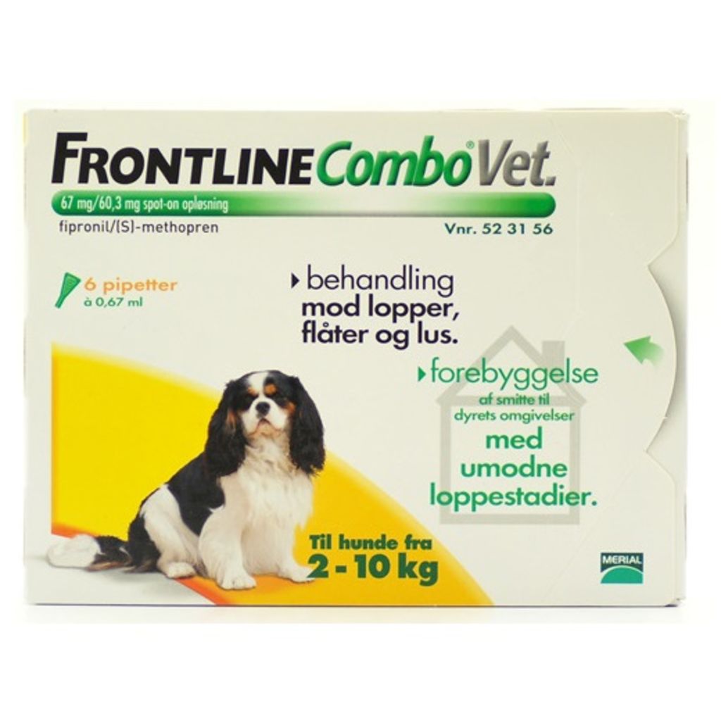 Frontline Combo Hund 210 kg kun 255,95 kr mecindo.dk
