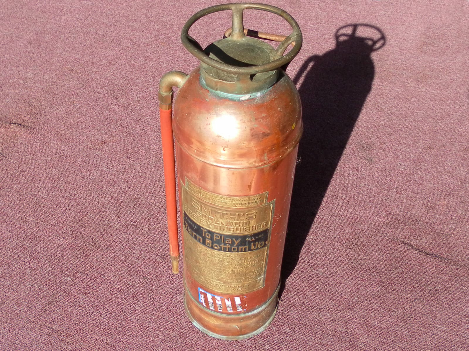 Brass Fire Extinguisher at Kissimmee 2012 as Z616 Mecum Auctions