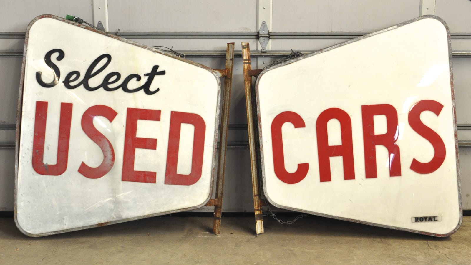 Select Used Cars Lighted Sign 104x55 at Kissimmee 2015 as M187 Mecum