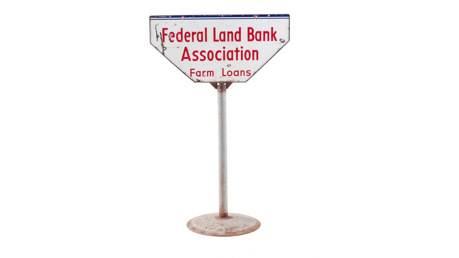 Federal Land Bank Association Curb Sign at Davenport 2020 as M259