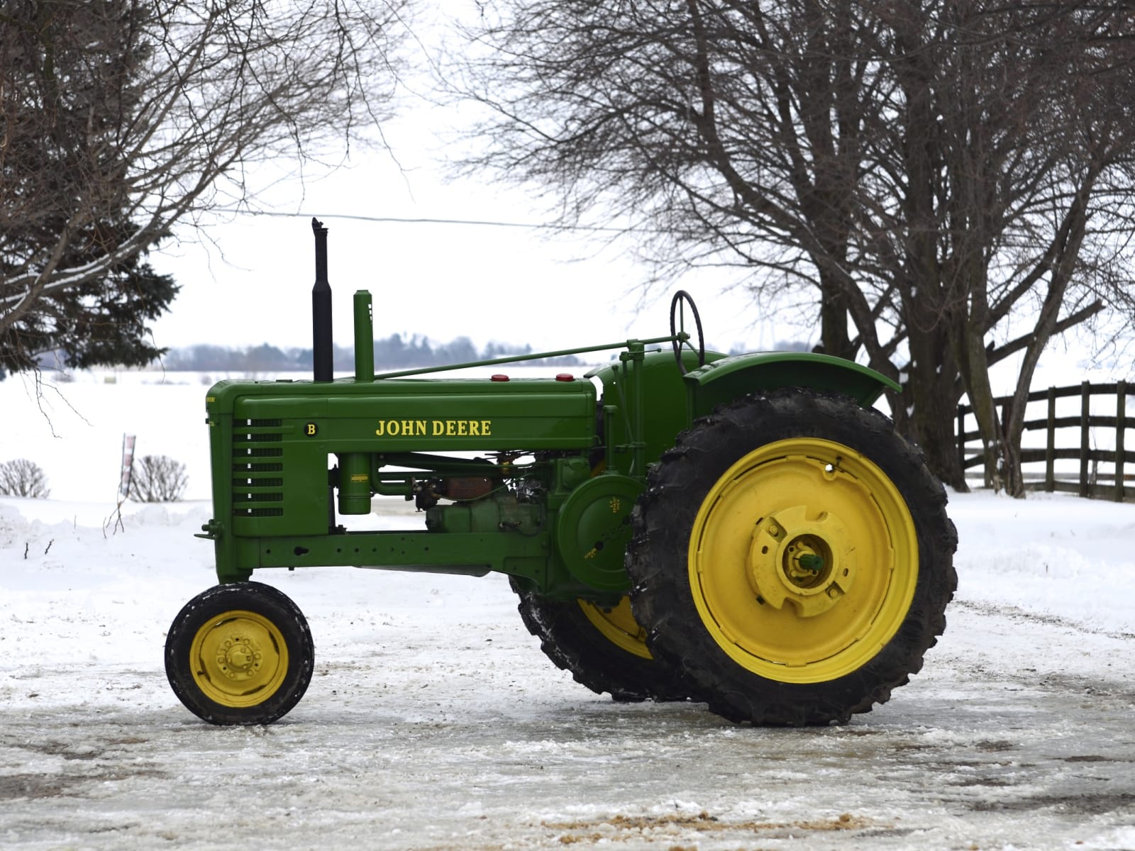 1944 John Deere BStyled at Gone Farmin' Iowa Spring 2013 as F2 Mecum