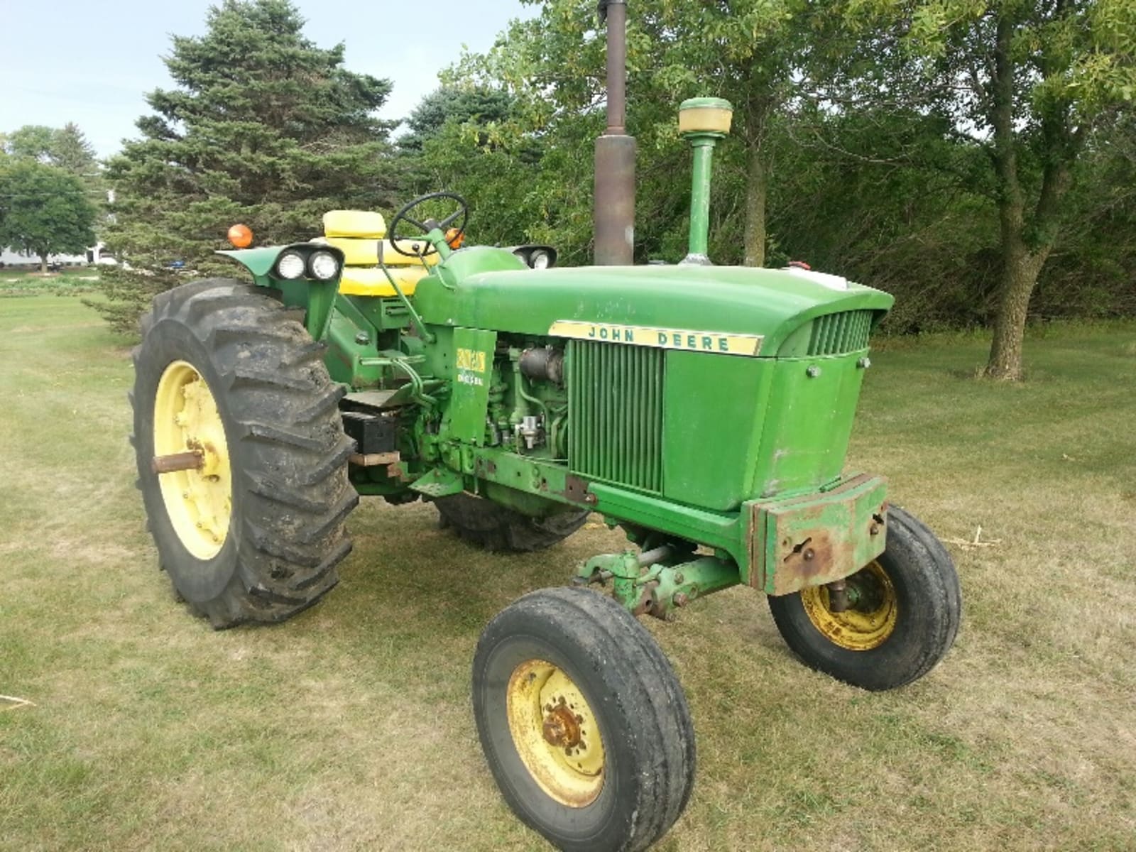 1967 John Deere 3020 Diesel at Gone Farmin' Iowa 2013 as S95 Mecum