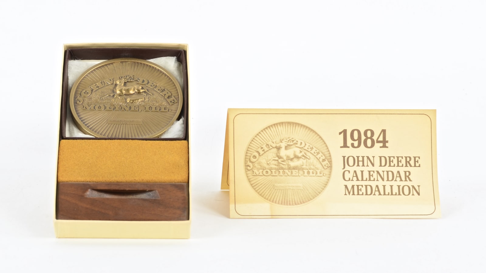 1984 John Deere Calendar Medallion at Shorewood 2016 as M193 Mecum 1984 John Deere Calendar Medallion at Shorewood 2016 as M193 Mecum