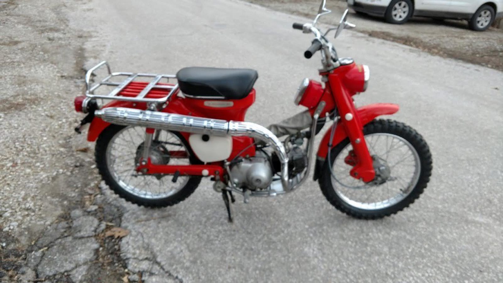 1967 Honda CT90 at Las Vegas Motorcycles 2019 as W283 Mecum Auctions