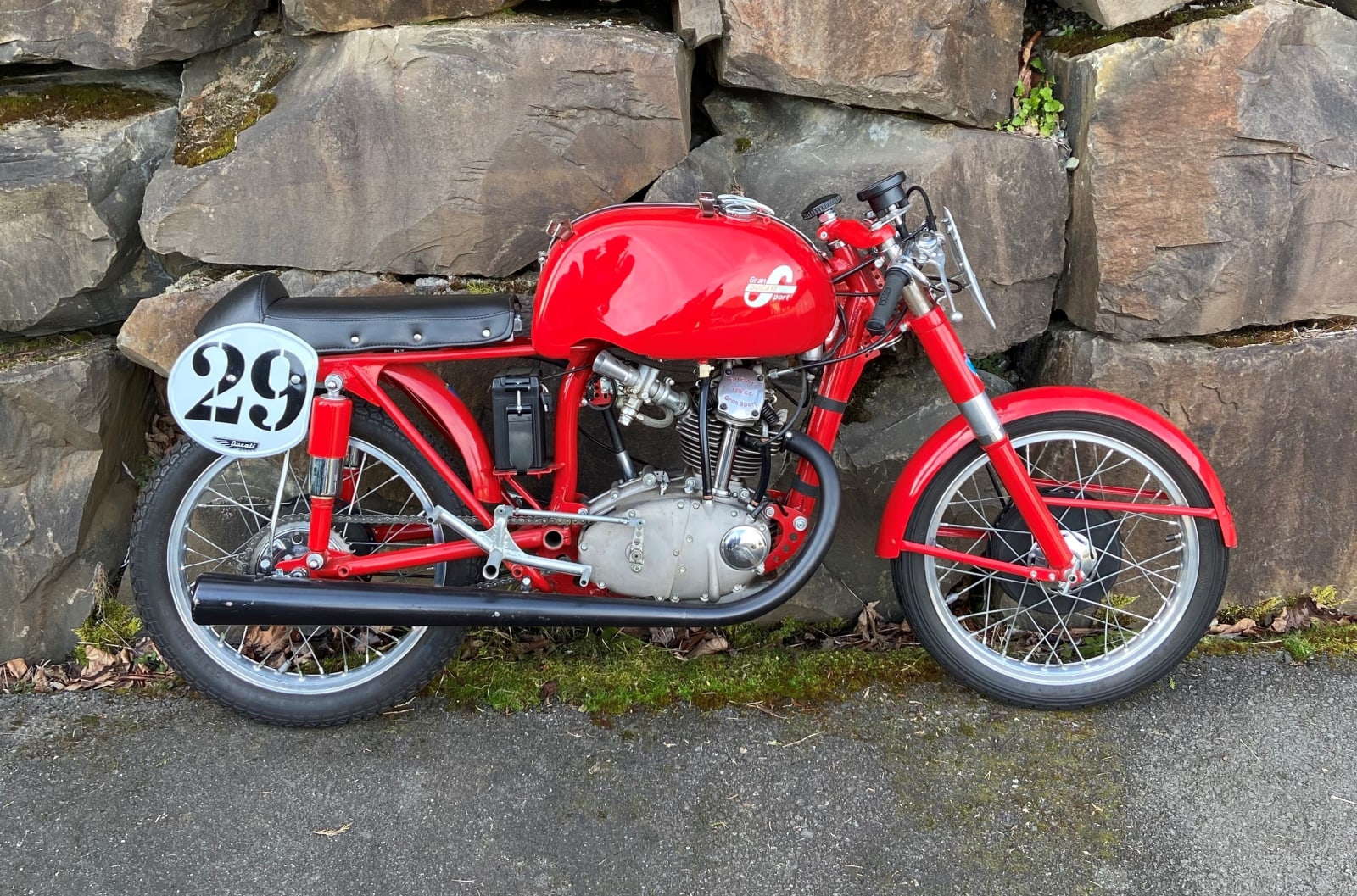 1954 Ducati Marianna Gran Sport 125 at Las Vegas Motorcycles 2021 as