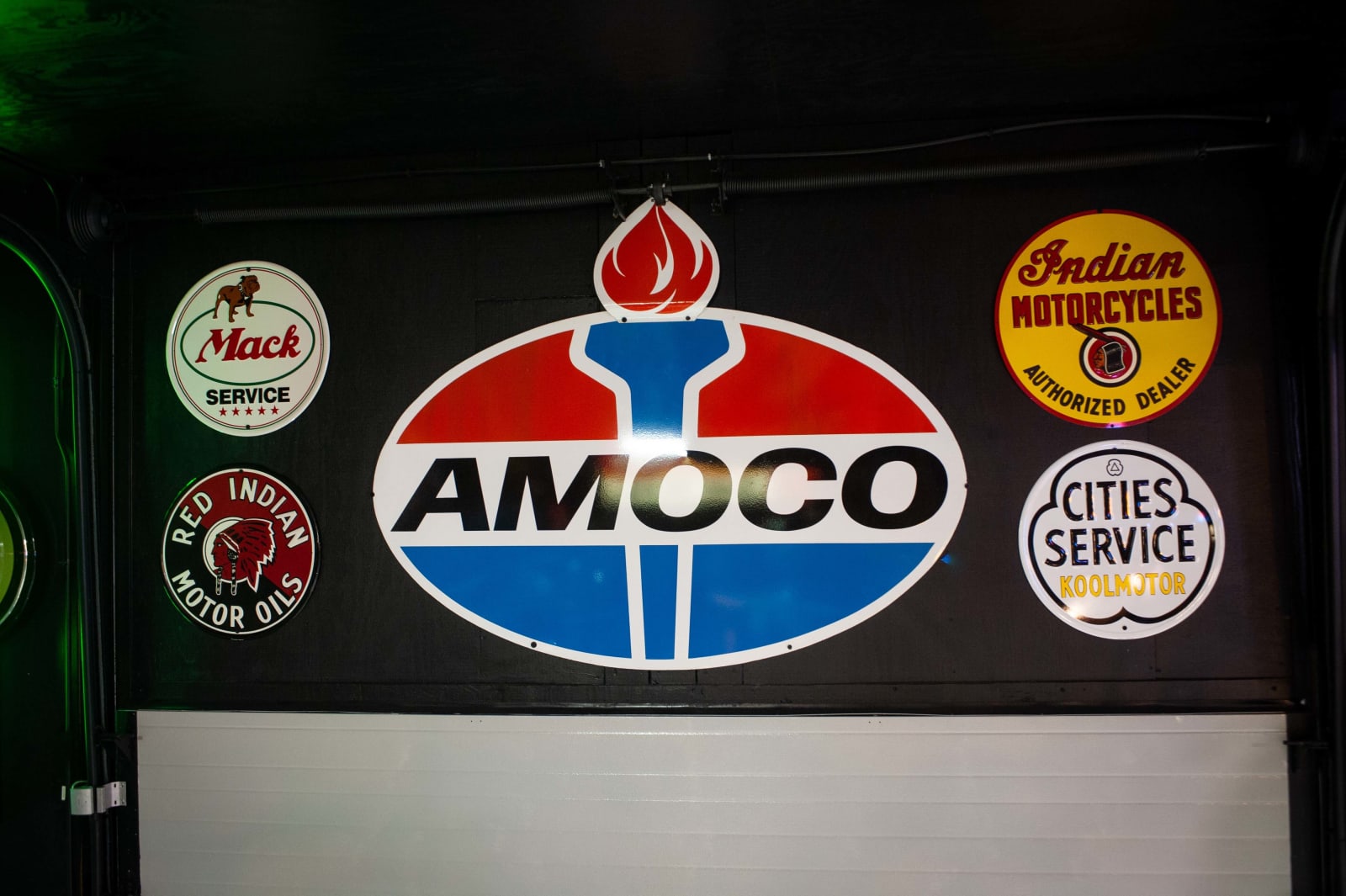 Amoco Porcelain Sign at The Eddie Vannoy Collection 2020 as K168
