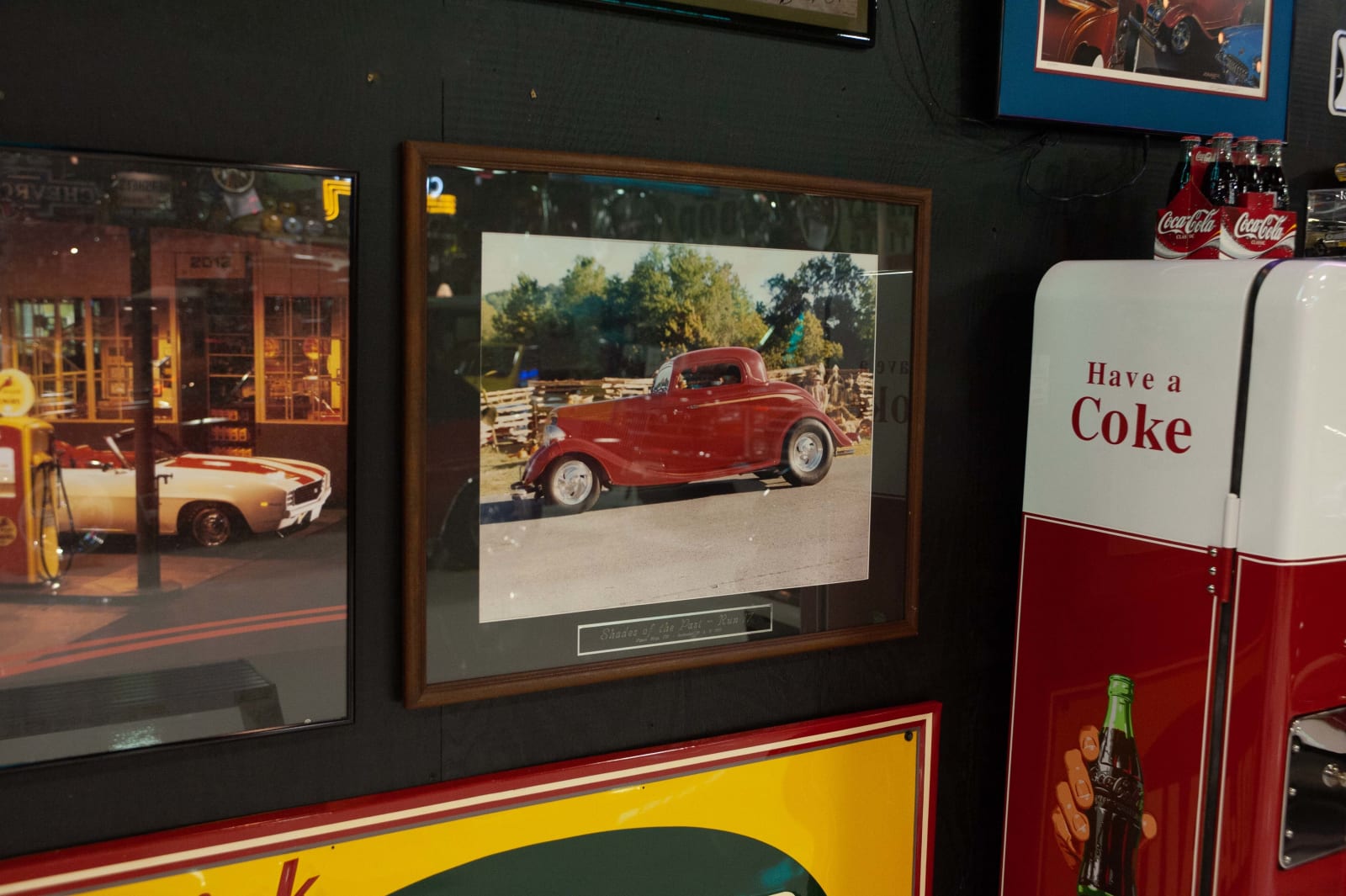 Shades Of The Past Rod Run Framed Photograph at The Eddie Vannoy