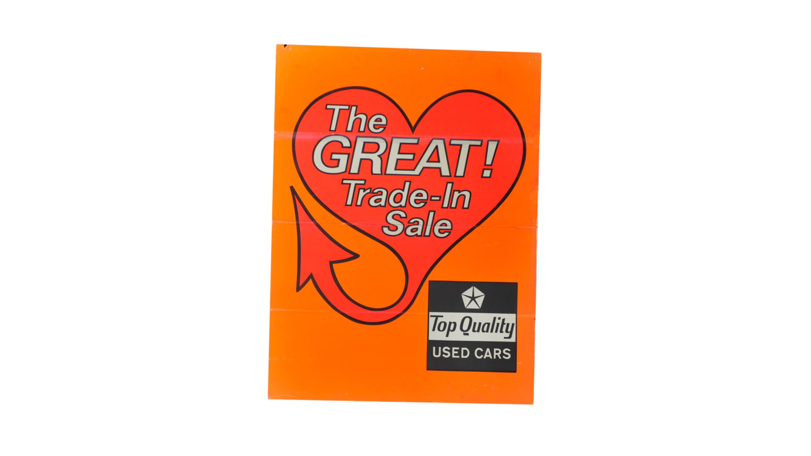 Plymouth The Great TradeIn Sale, Dealer Advertisement 36x48 at Indy