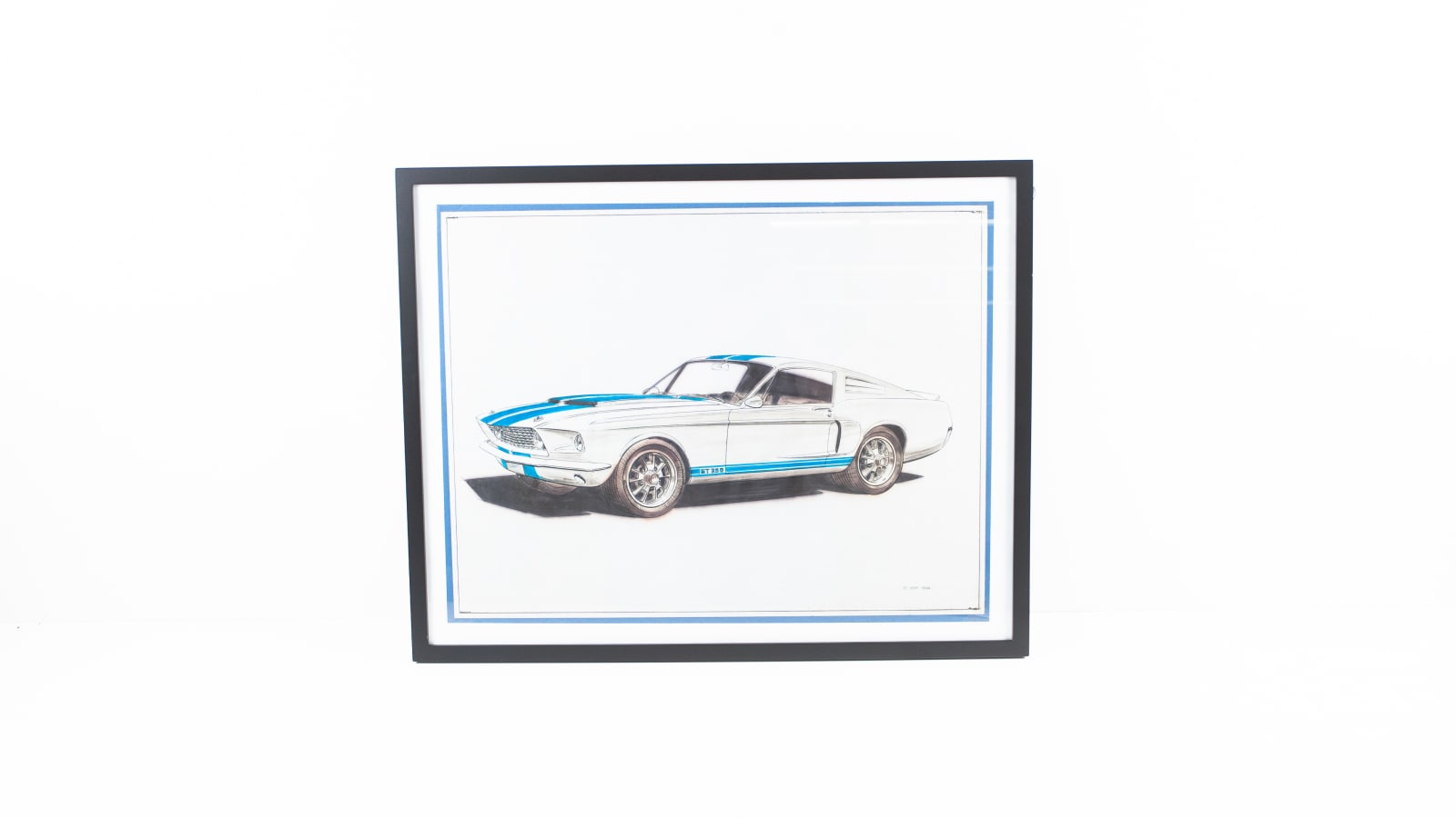 1967 Chuck Cantwell Shelby American Factory Prototype Illustration at