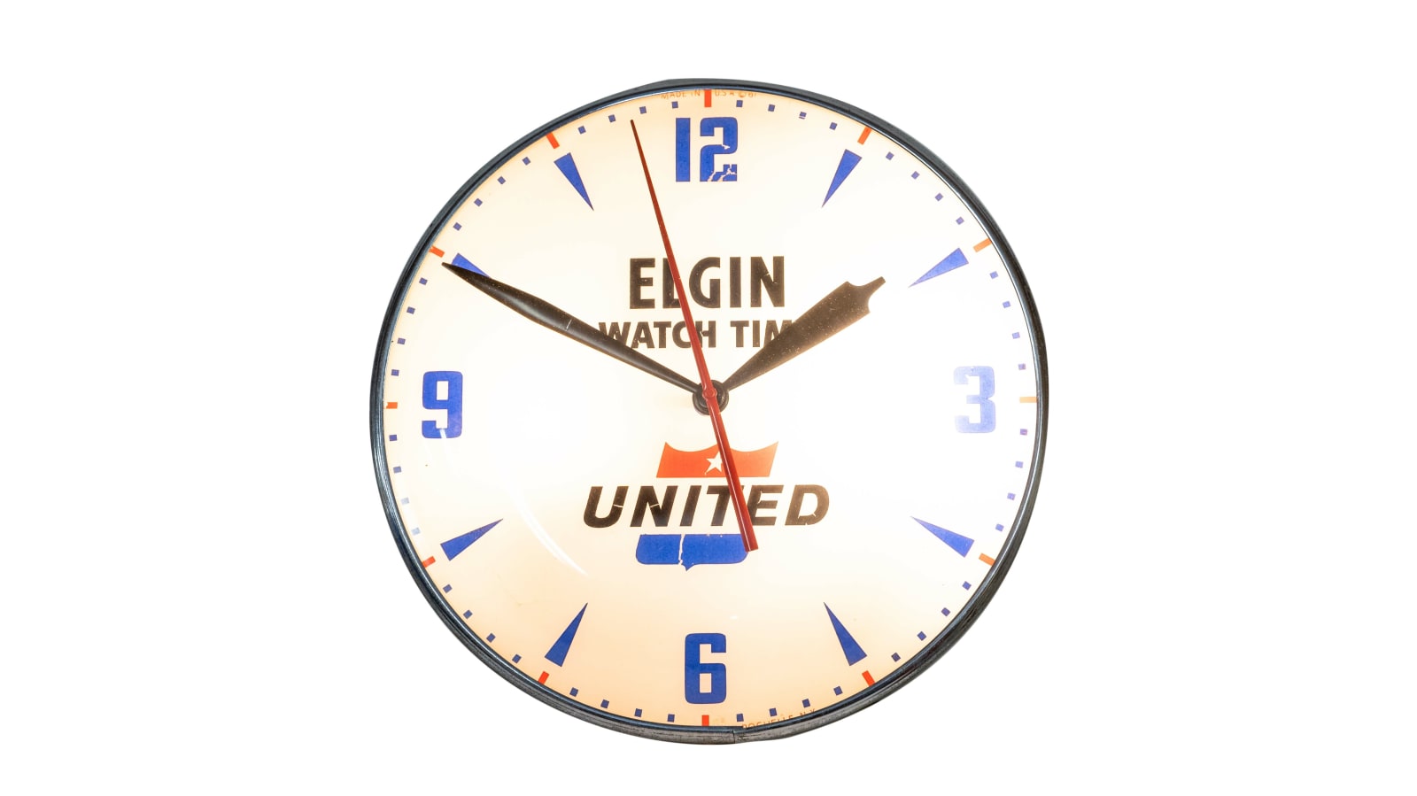 Elgin WatchtimeUnited LightUp Clock at Indy Road Art 2022 as B237