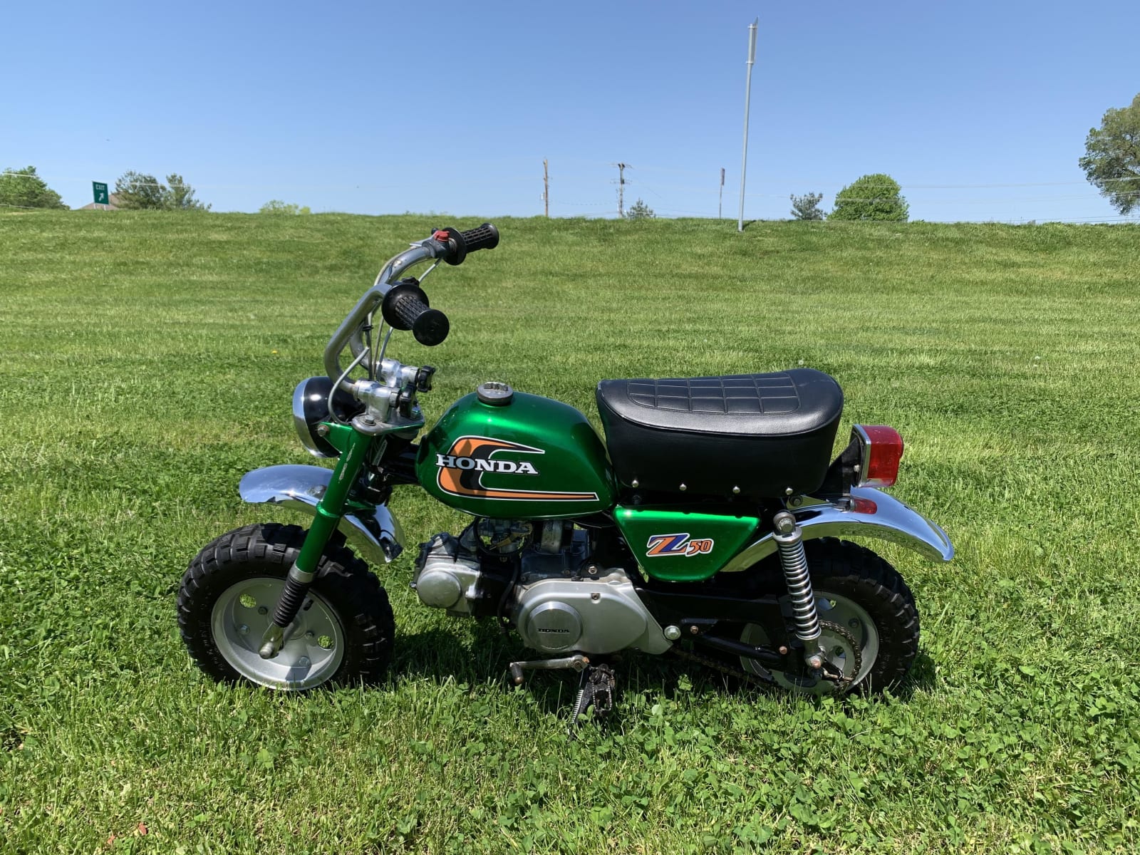 1974 Honda Z50 at Indy 2020 as F1 Mecum Auctions