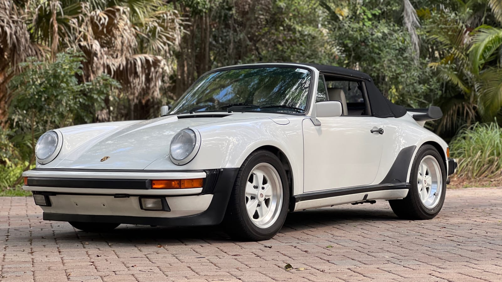 1988 Porsche 911 Carrera Cabriolet at Indy 2023 as F39 Mecum Auctions