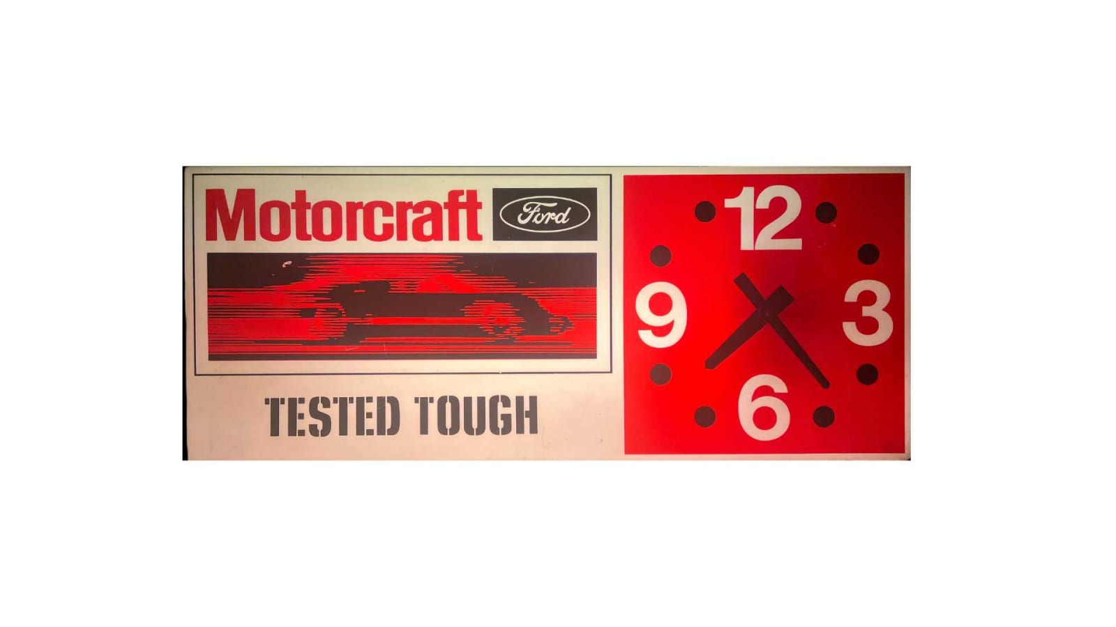 1960s GT40 Motorcraft SingleSided Lightup Clock at Indy 2023 as M75