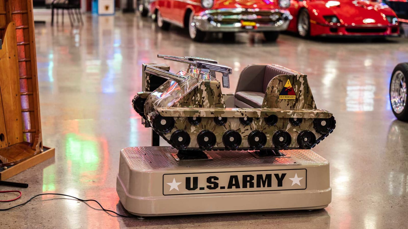 1950s Allan Herschell Co. Tank Coin-Operated Kiddie Ride at The World’s ...