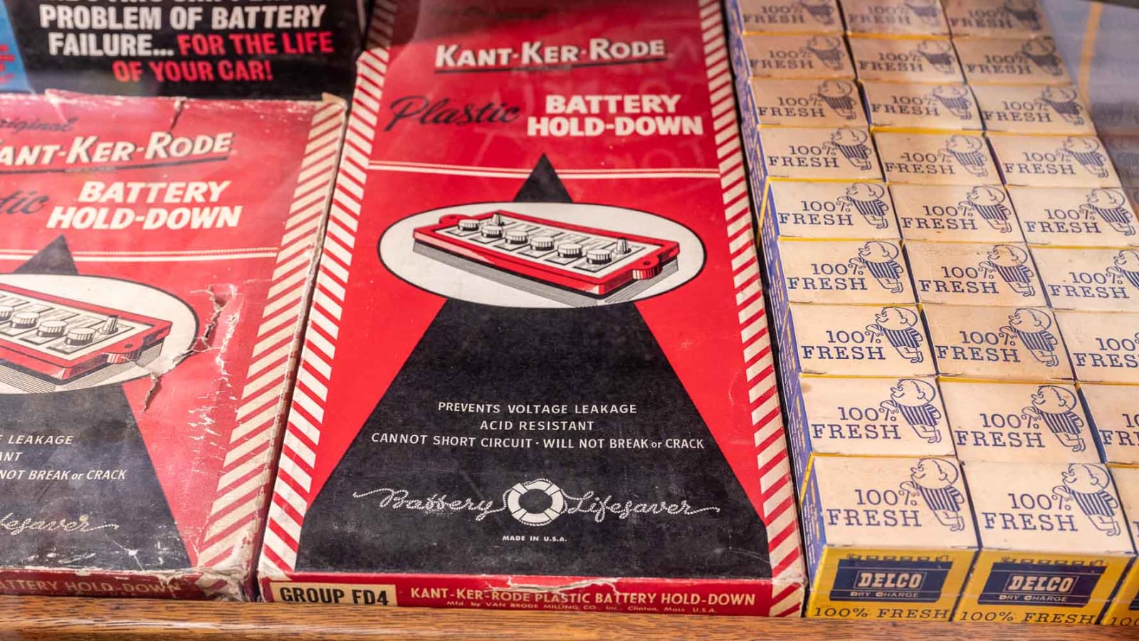 Assorted Battery Accessories at The World’s Largest Road Art Auction