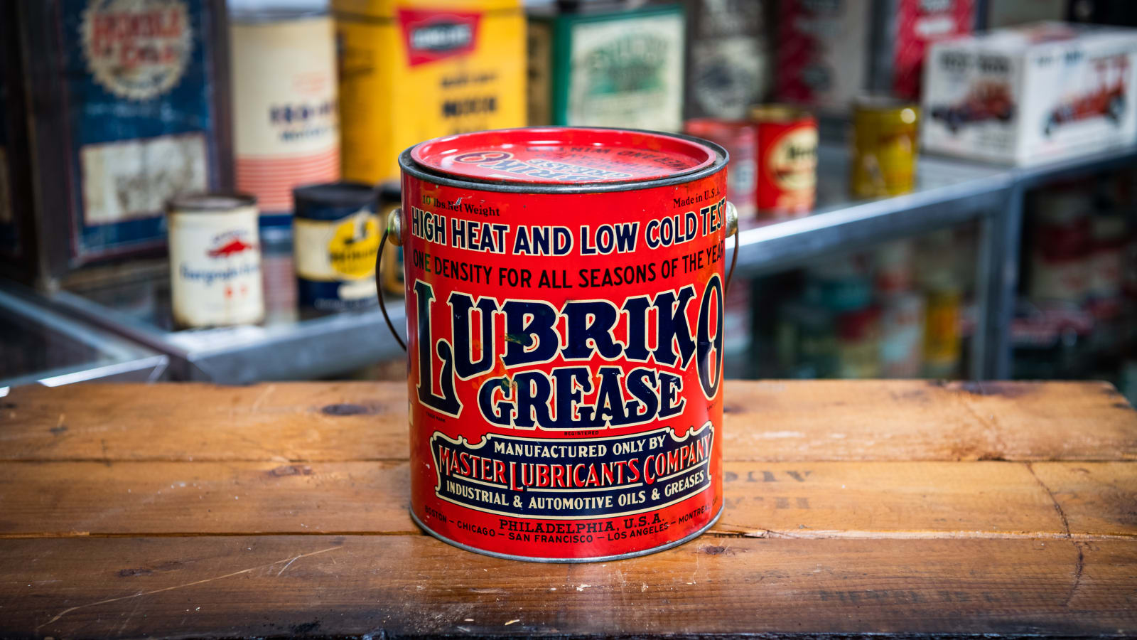 Lubriko Grease 10Lb. Grease Can at The World’s Largest Road Art