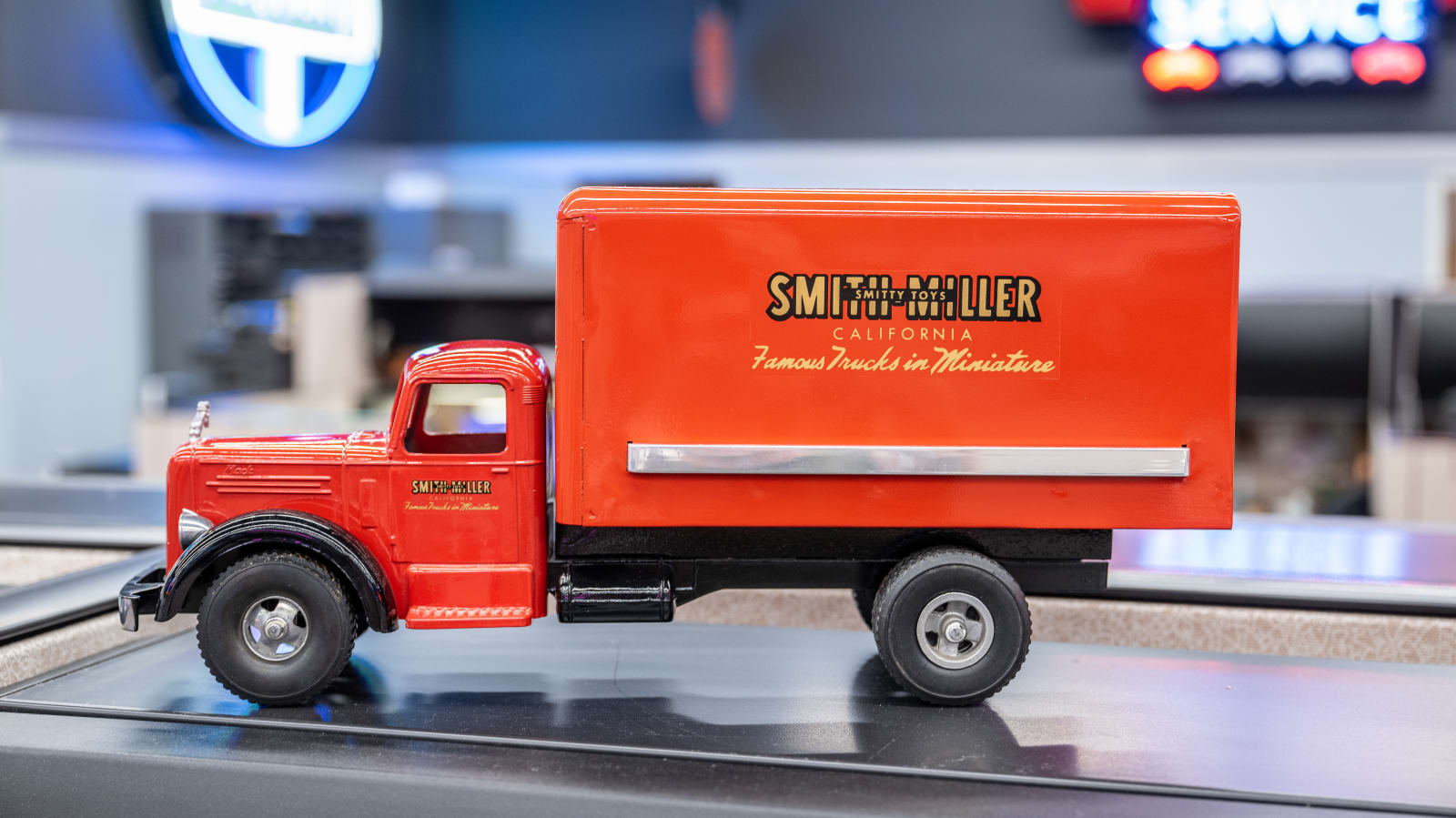 SmithMiller Toy Cargo Truck at The World’s Largest Road Art Auction
