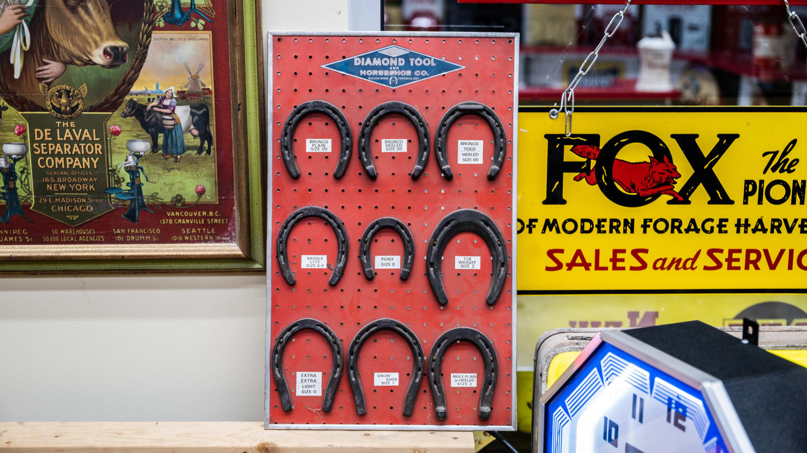 Diamond Tool and Horseshoe Co. Peg Board at The World’s Largest Road