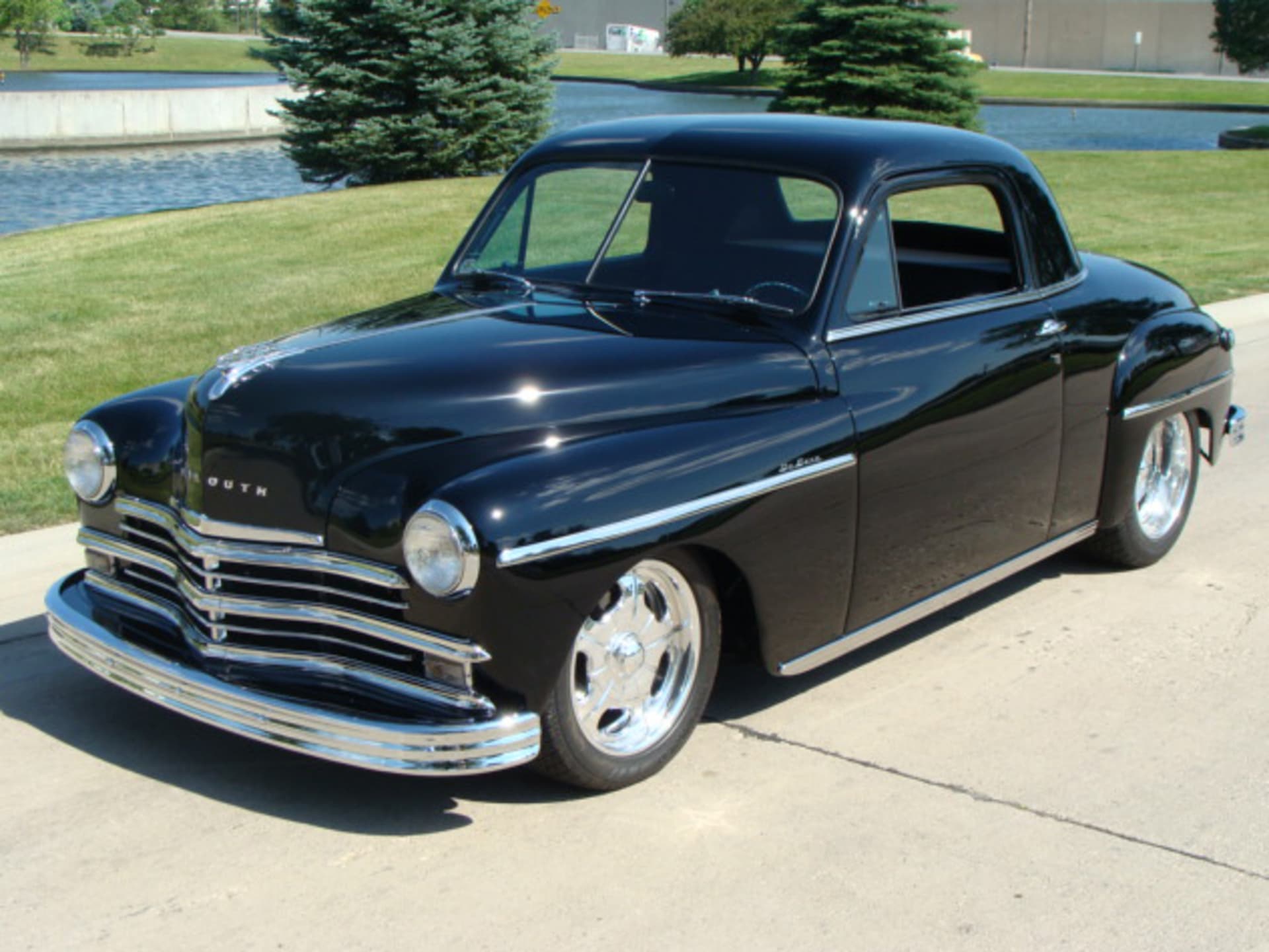 1949 Plymouth Business Coupe Resto Mod at Monterey 2012 as F118 Mecum
