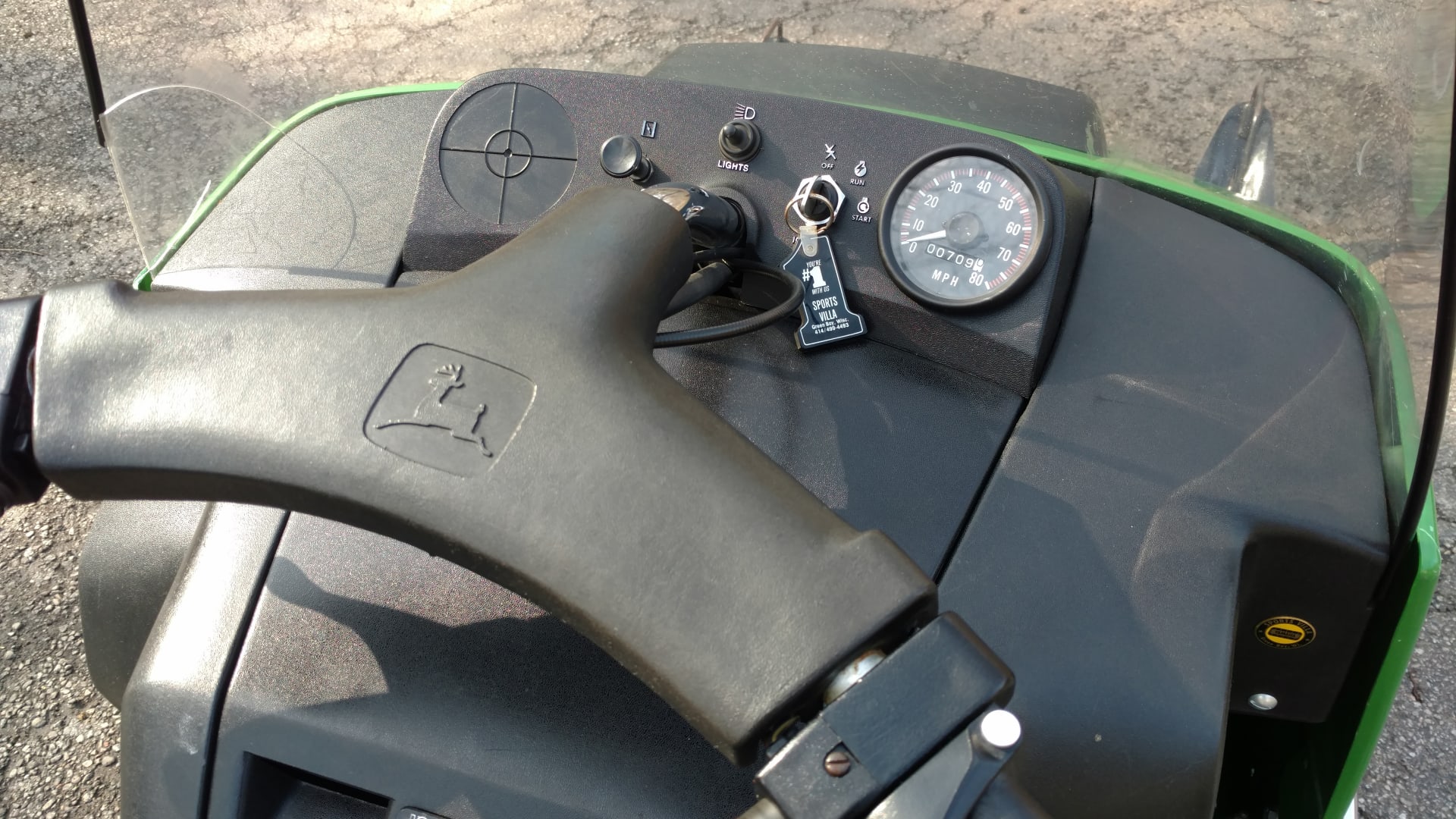 1973 John Deere 400 Snowmobile at Gone Farmin' Tractor Spring Classic