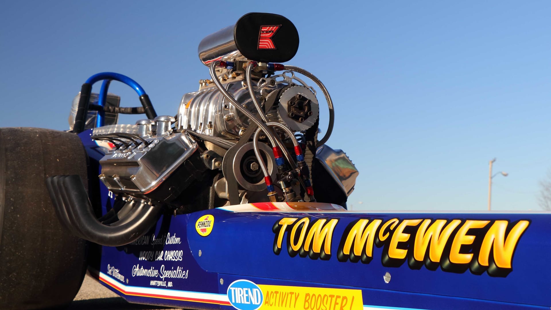 1968 Tom Mcewen Tirend Activity Booster Top Fuel Dragster At Phoenix