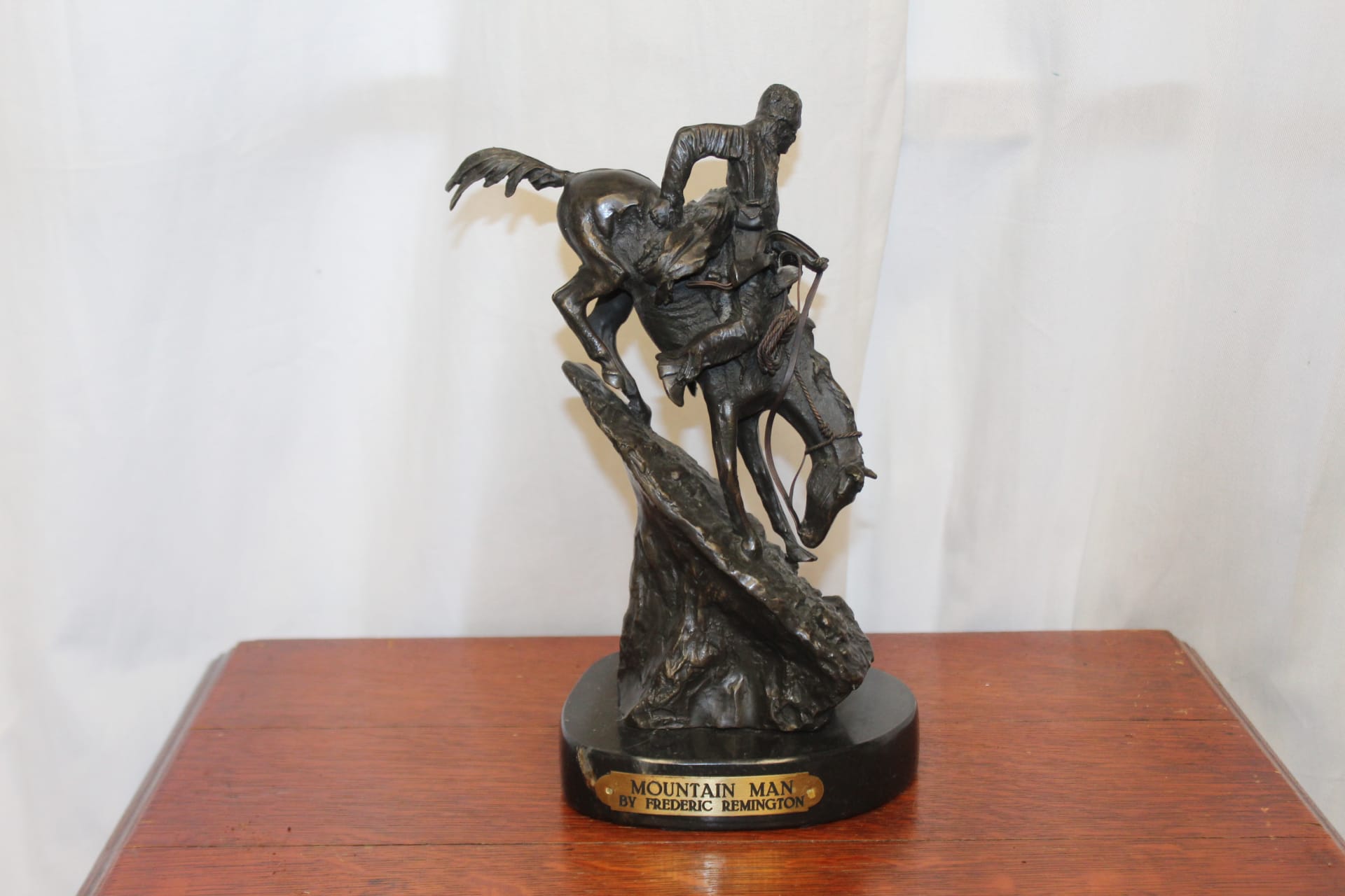 Mountain Man Solid Bronze Sculpture Reproduction at Monterey 2017 as H7