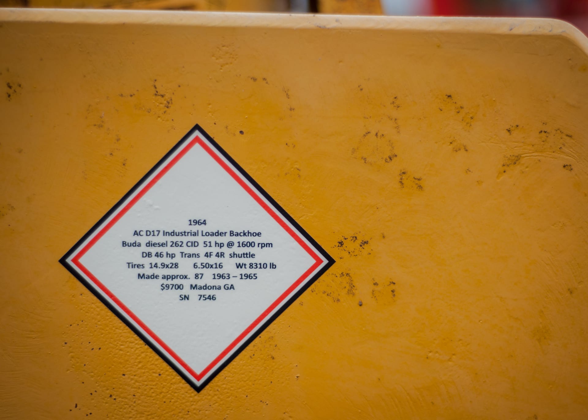 1964 Allis Chalmers D17 Industrial Loader/Backhoe at Ontario Tractor