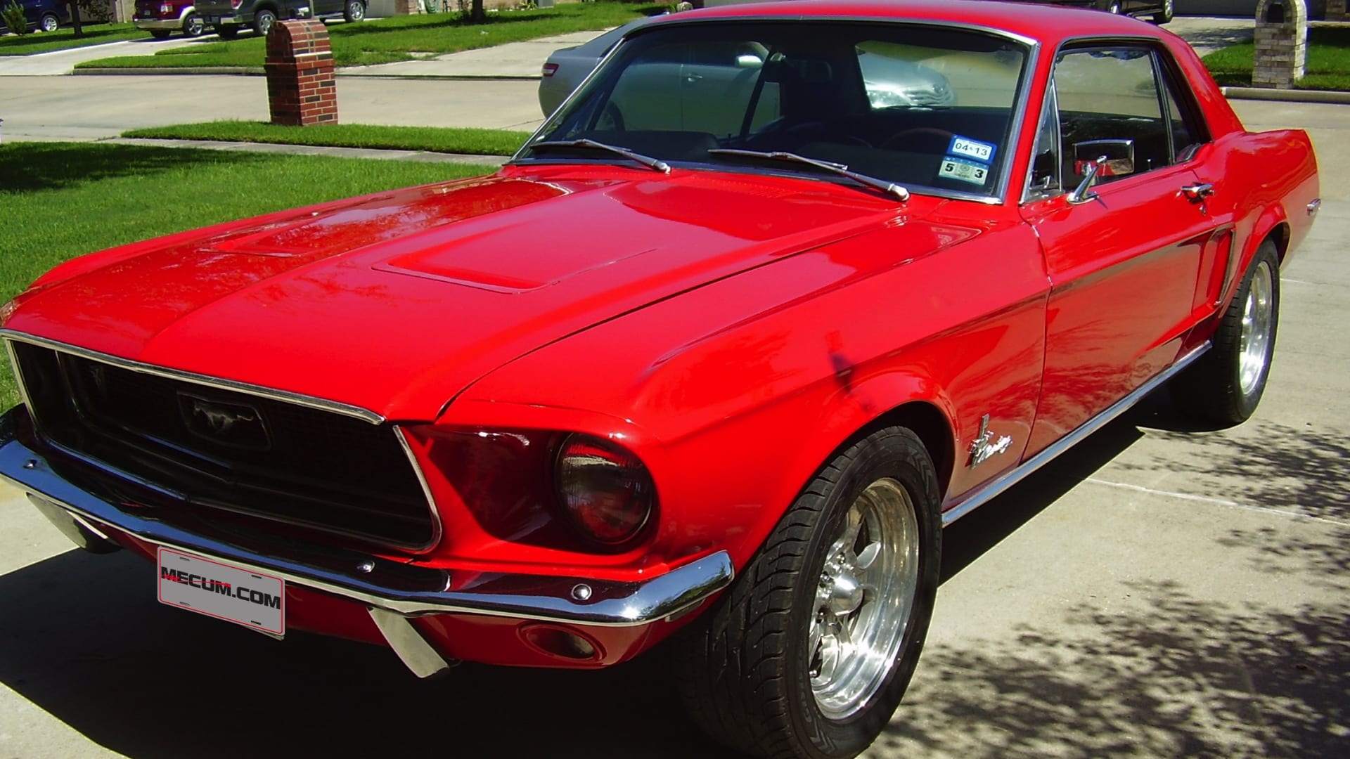 1968 Ford Mustang Coupe At Dallas 2012 As S291 Mecum Auctions 0121