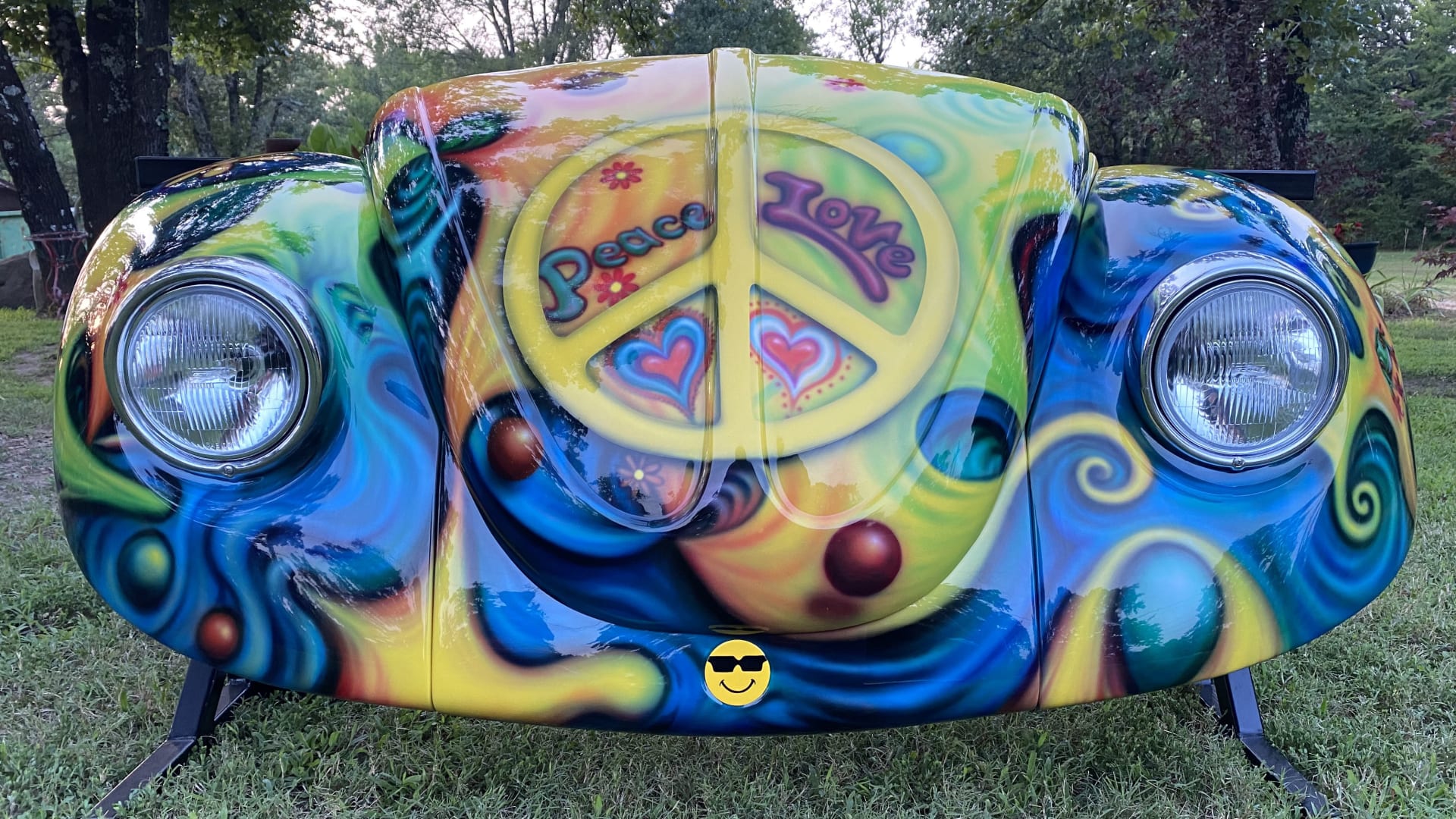 1970 VW Beetle Wall Art at Dallas 2021 as Z427 Mecum Auctions