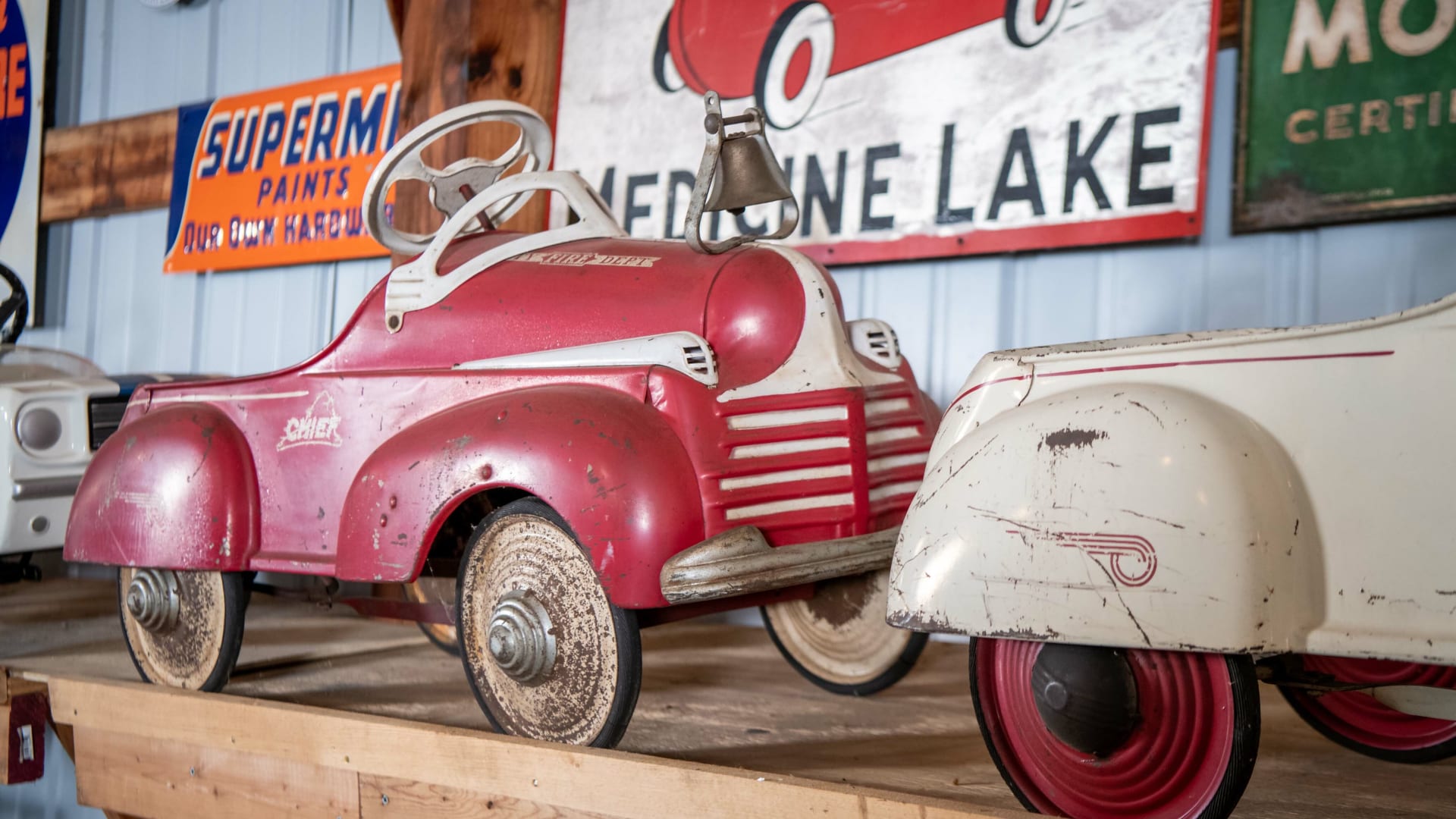 1940s Murray Chrysler Fire Chief Pedal Car At Elmers Auto And Toy Museum Collection 2022 As F43