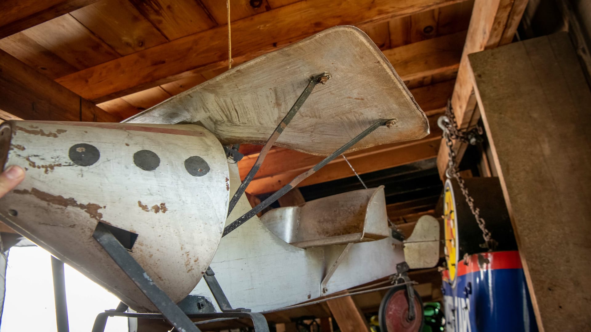 Gendron Spirit of St. Louis Pedal Plane at Elmer's Auto & Toy Museum