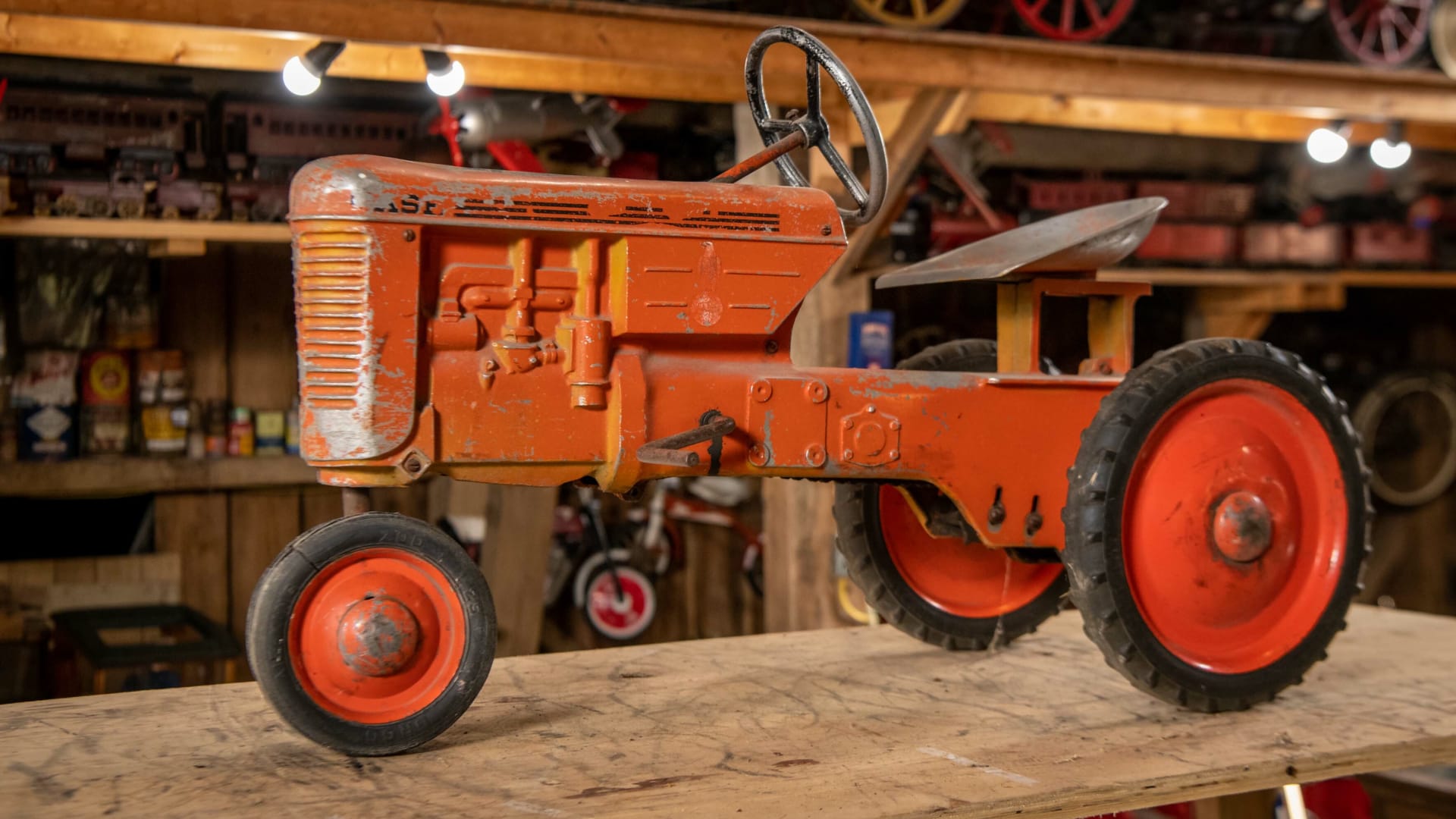 Case Pedal Tractor at Elmer's Auto & Toy Museum Collection 2022 as W58