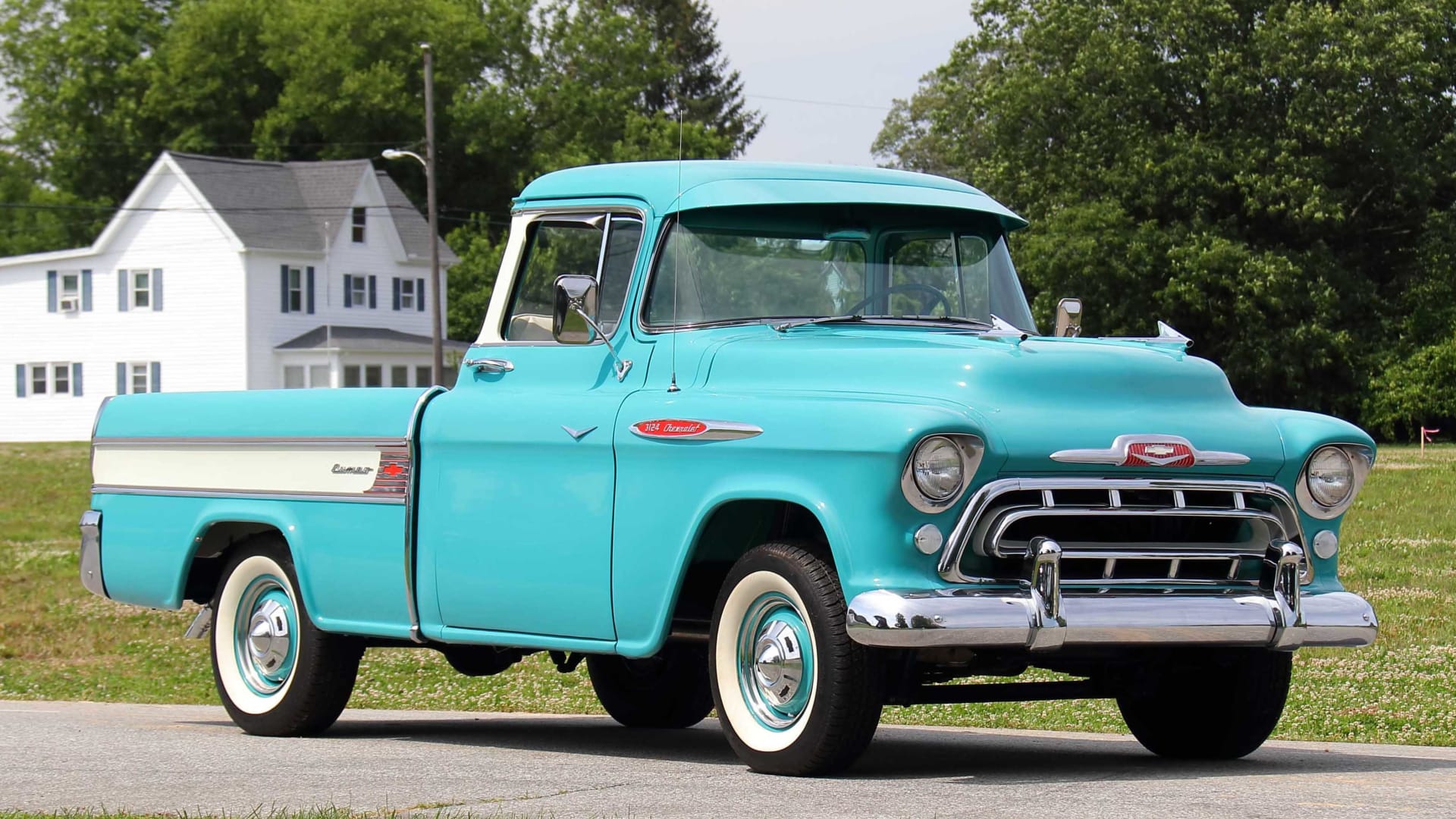 1957 Chevrolet Cameo Pickup at Orlando Summer Special 2021 as F181