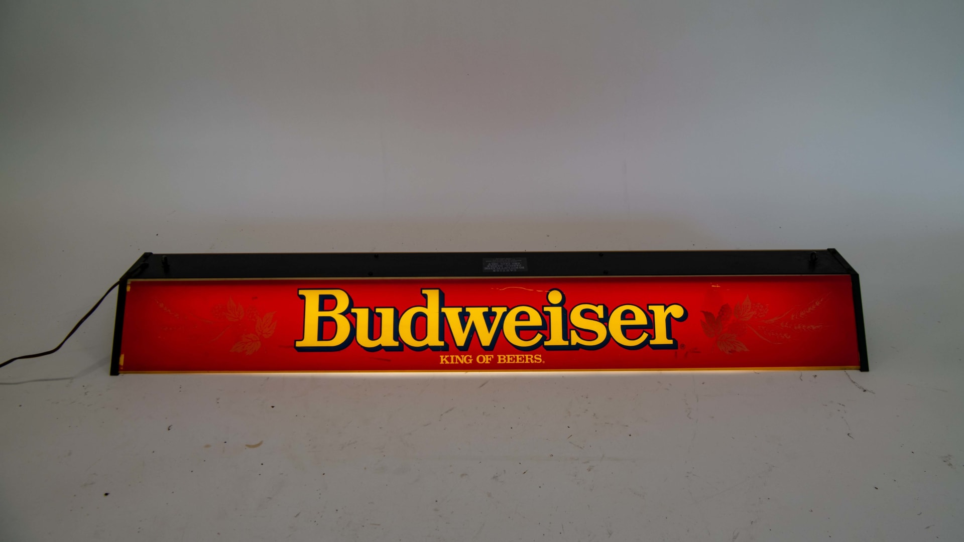 Budweiser Plastic Pool Table Light at Orlando Summer Special 2021 as