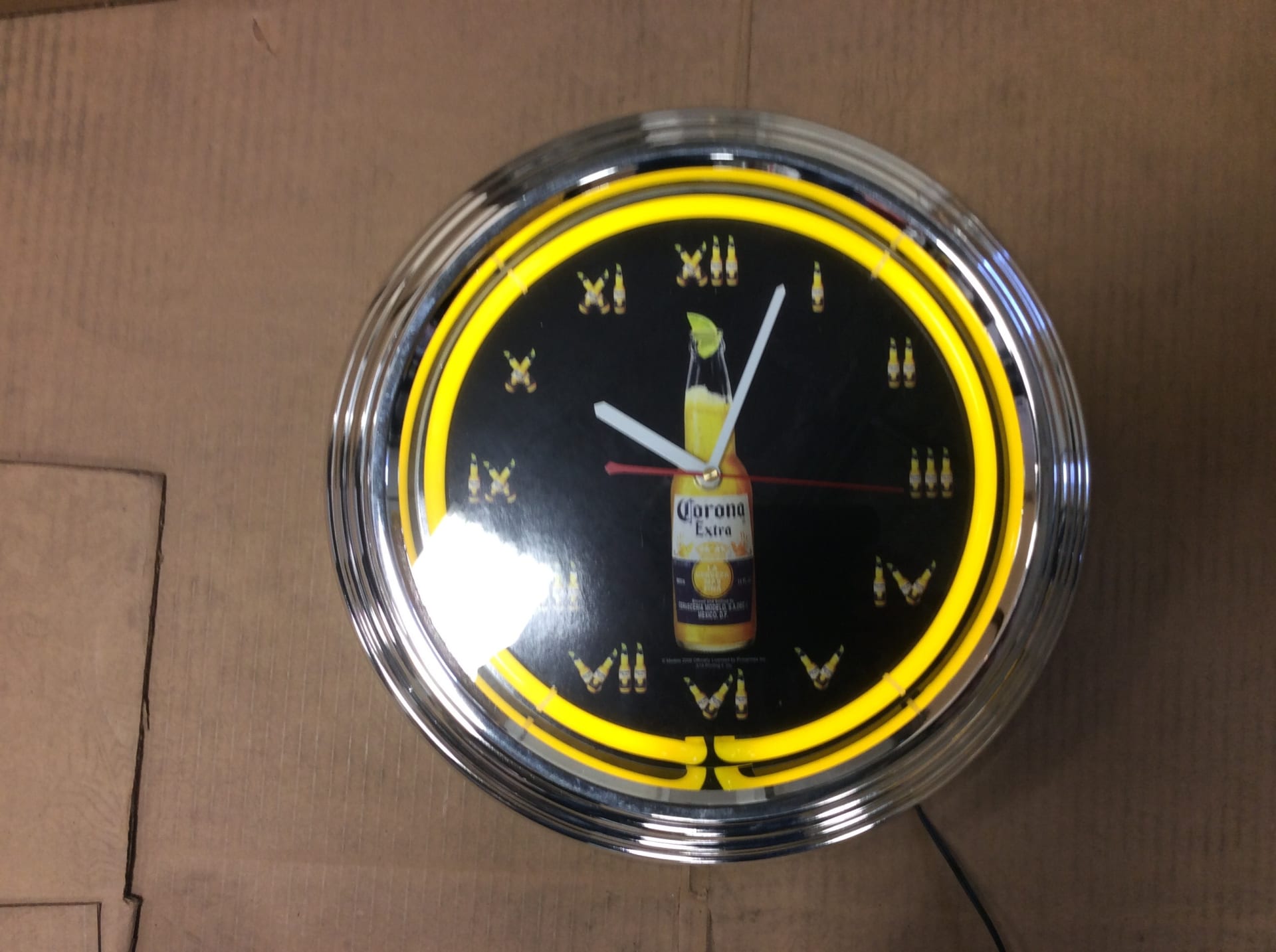 Corona Neon Clock 15 Inch at Kissimmee 2017 as H60 Mecum Auctions