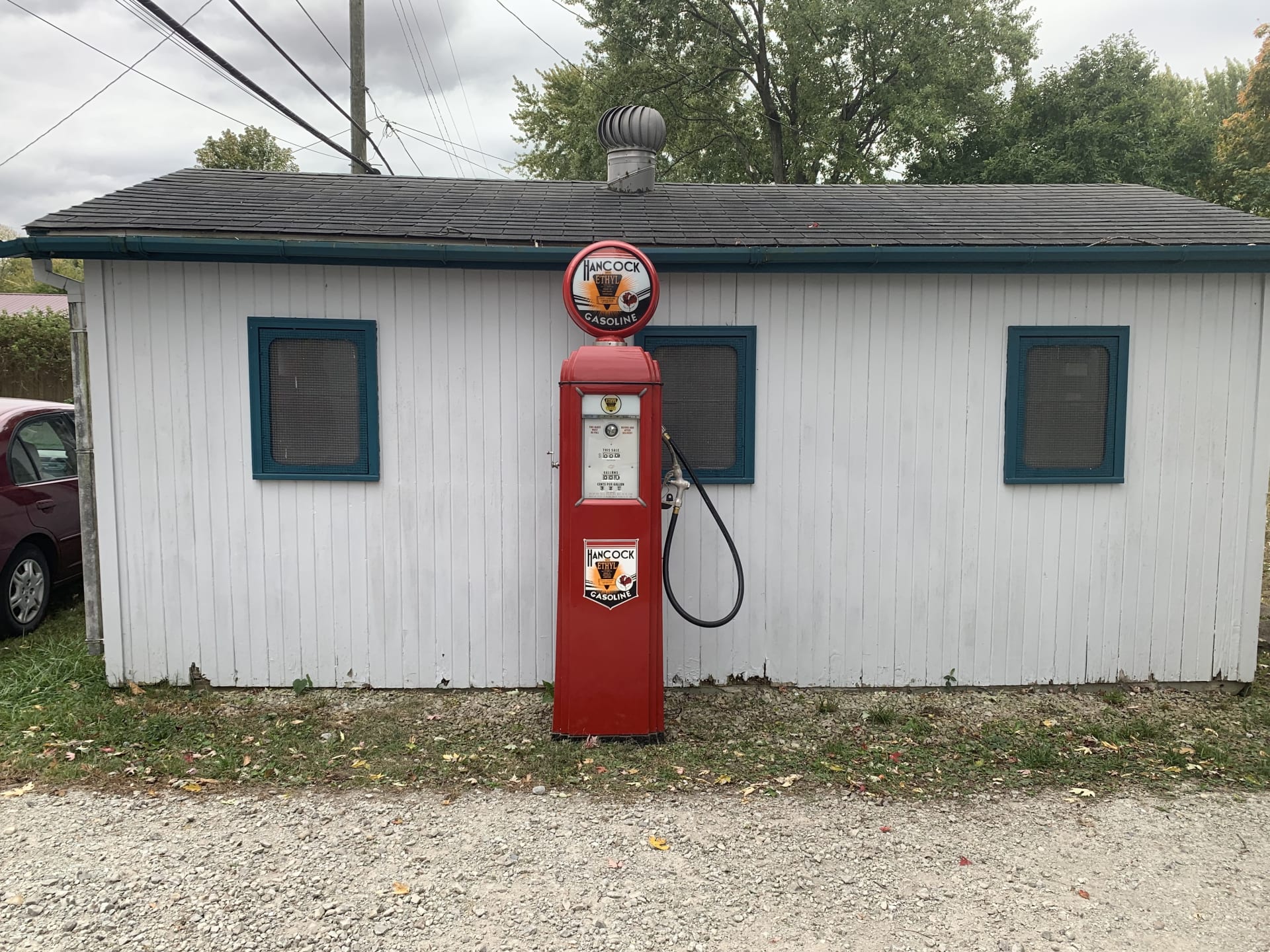 1940s Southwest 90R Gas Pump, Hancock Theme at Kissimmee 2020 as A47